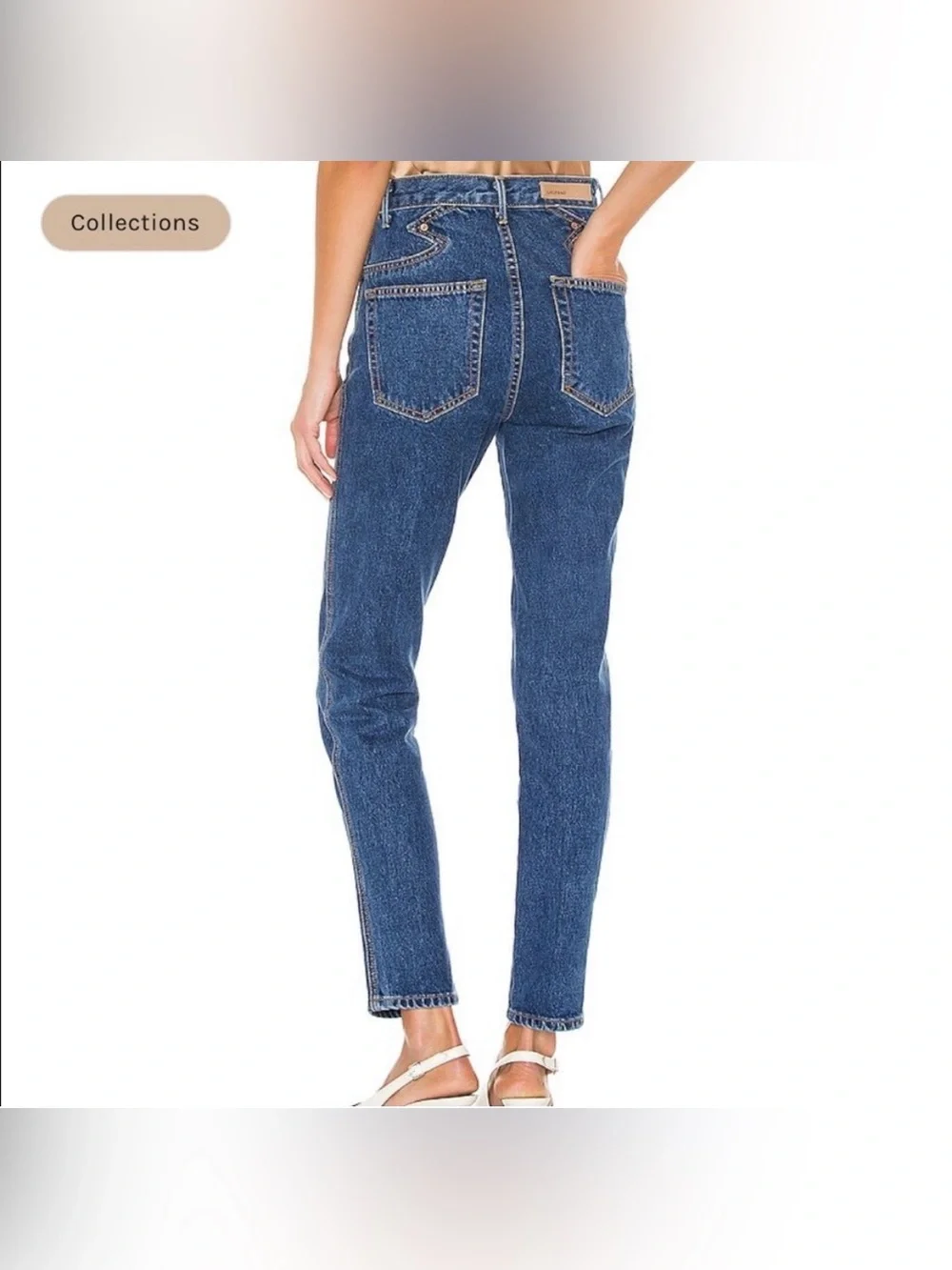 GRLFRND | ROSSANA DENIM JEANS IN CALL IT LOVE WASH SIZE 25 STRAIGHT LEG - Picture 2 of 8